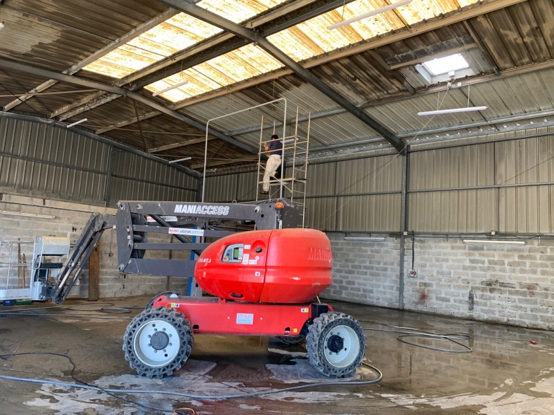 nettoyage et remise en état d'un hangar à villenave d'ornon proche bordeaux