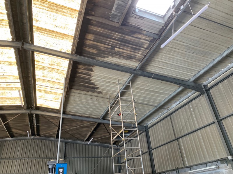 nettoyage et remise en état d'un hangar à villenave d'ornon proche bordeaux